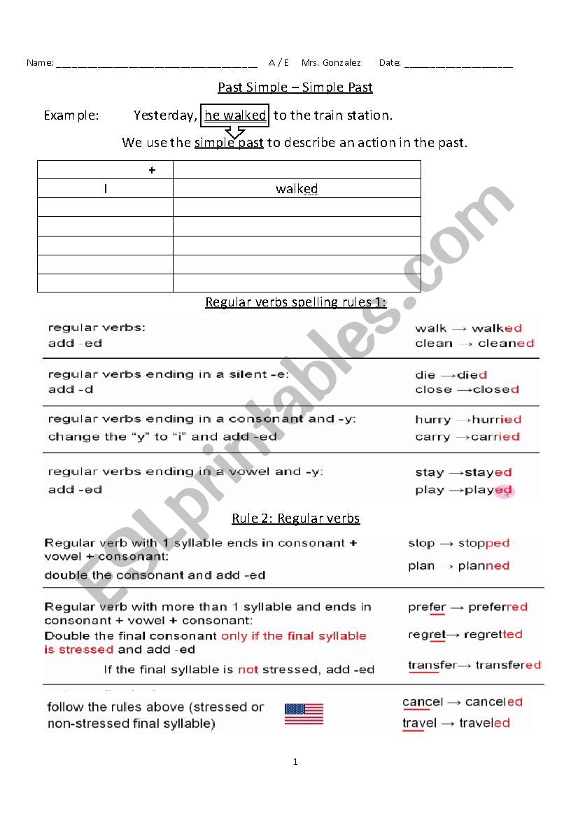 past simple worksheet worksheet