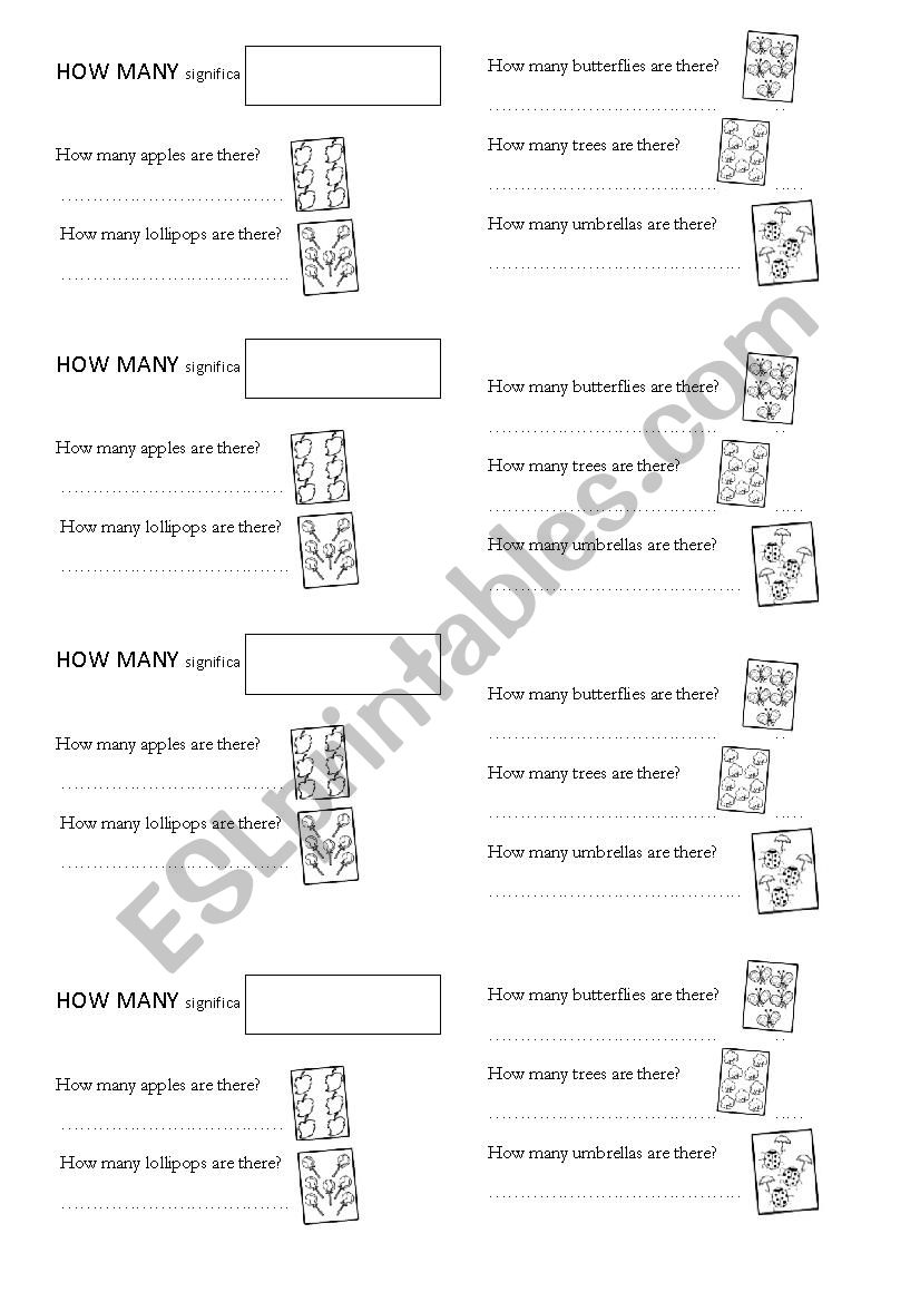 How many... worksheet