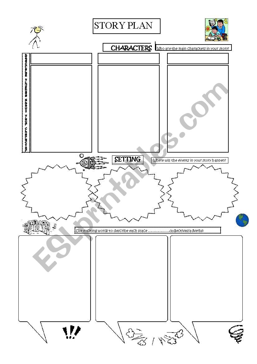 Story Planner worksheet
