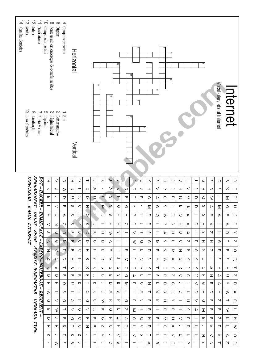 password worksheet