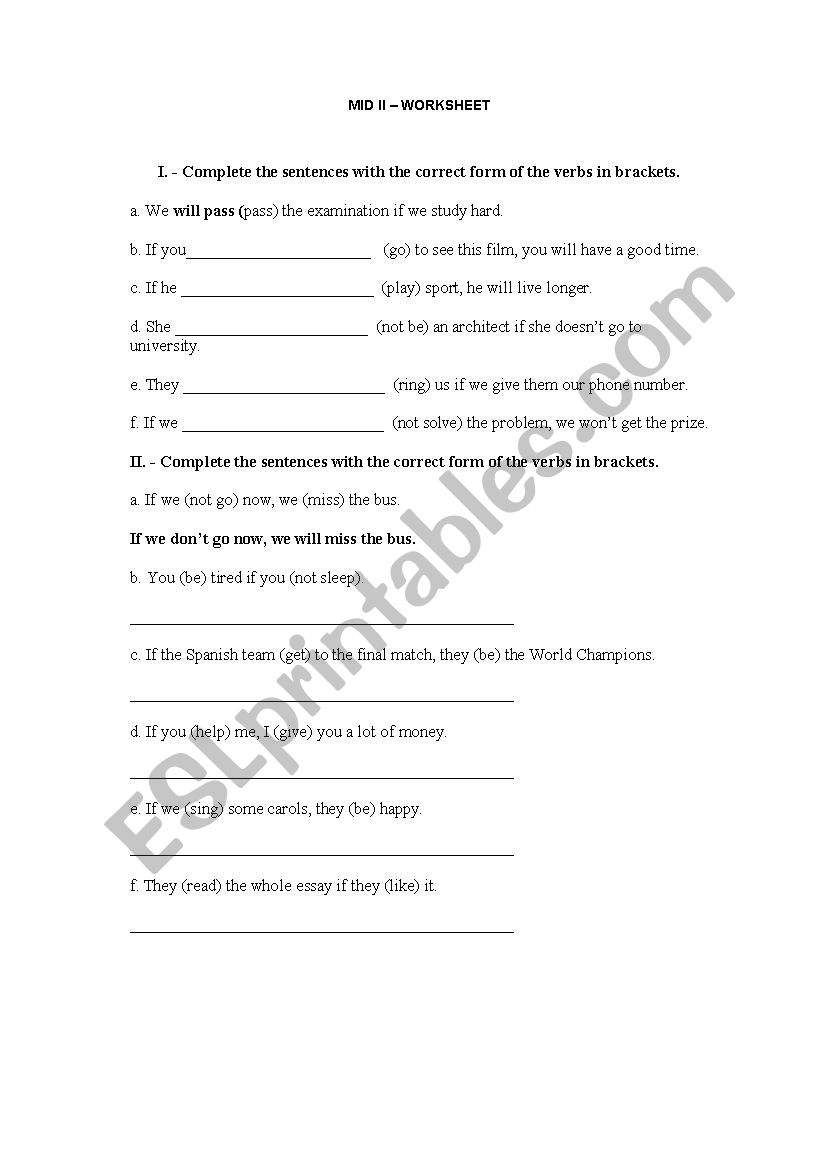 GRAMMAR EXERCISES worksheet