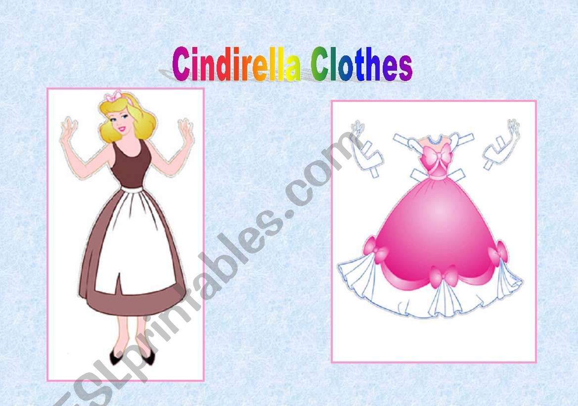 get cindirella dress up worksheet