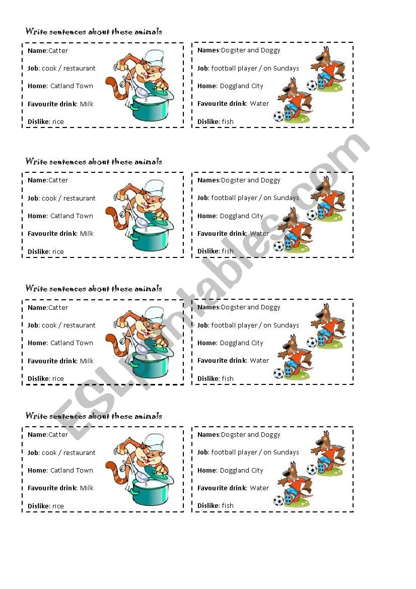 Present simple worksheet