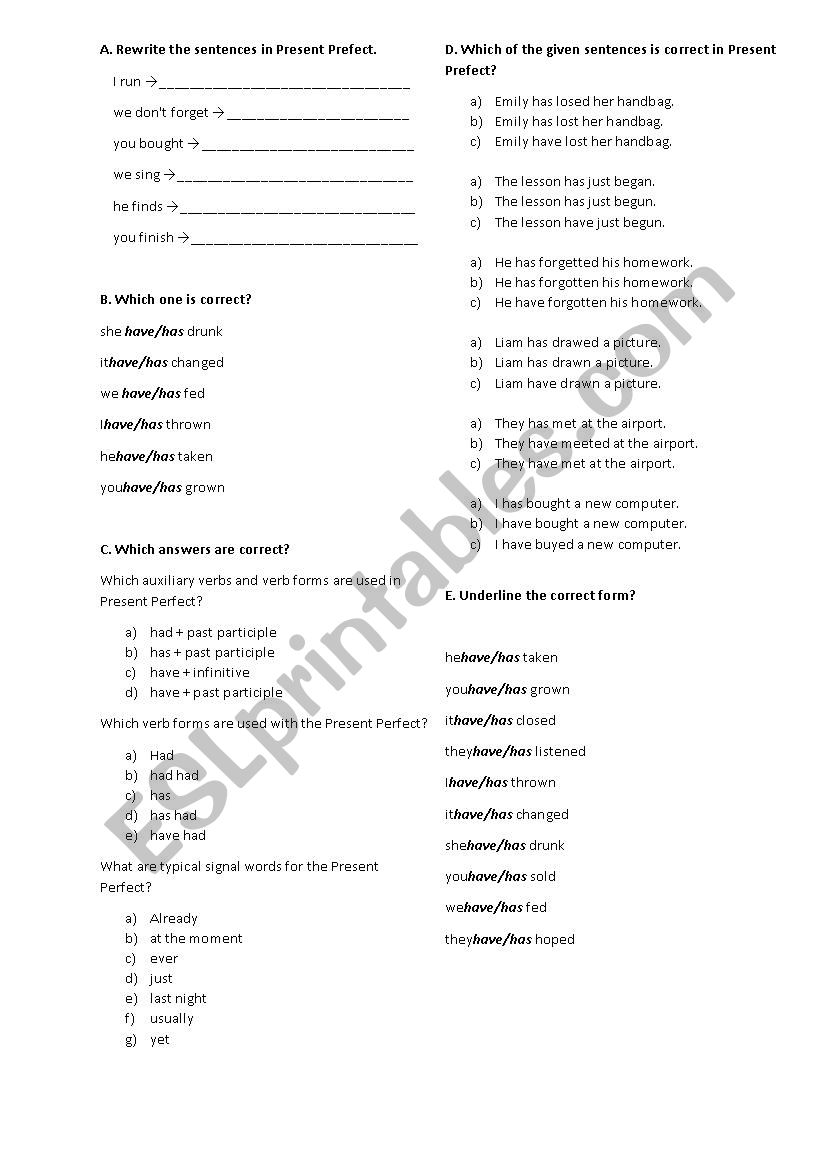 Ali Tetik worksheet