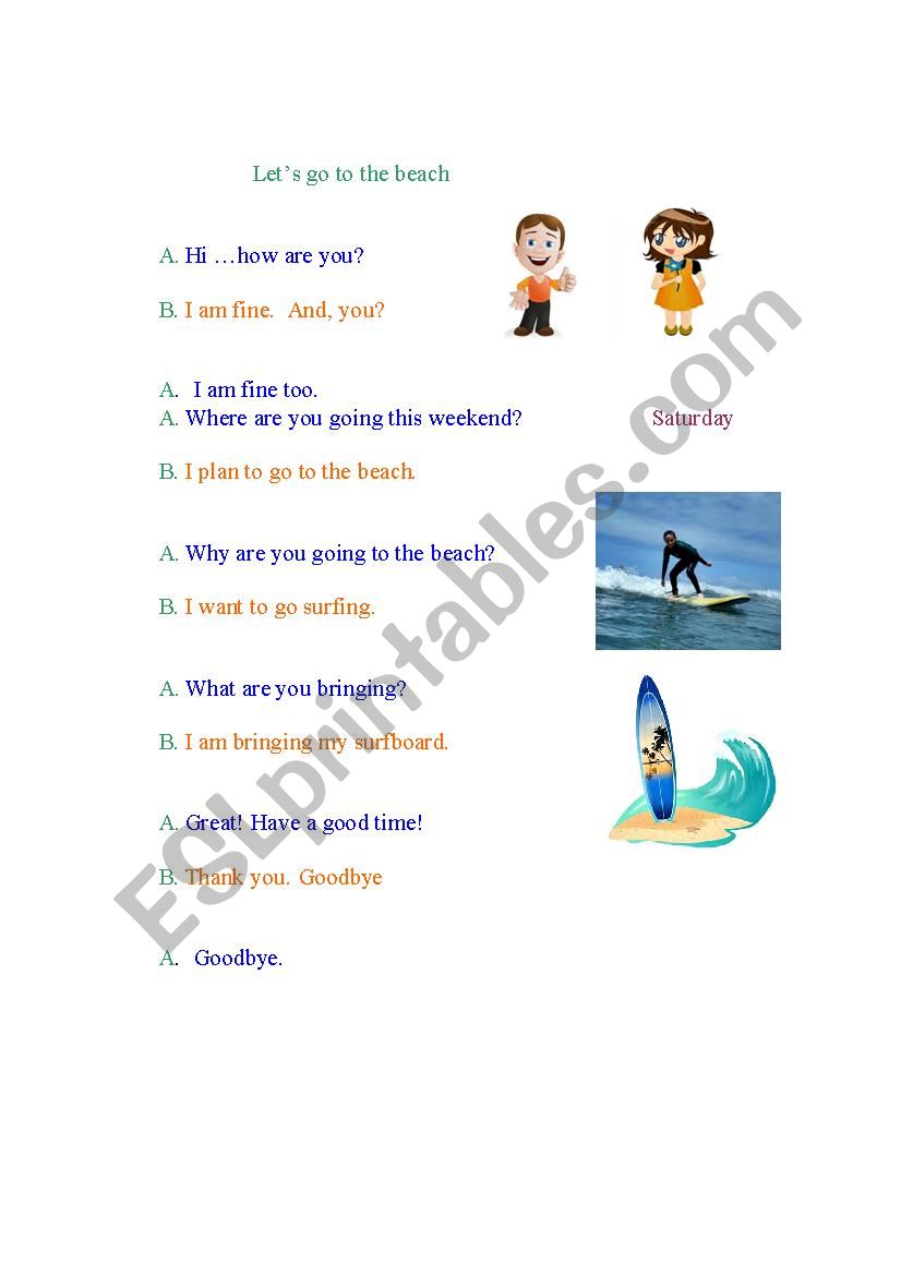Speaking activity 1 of 5 worksheet