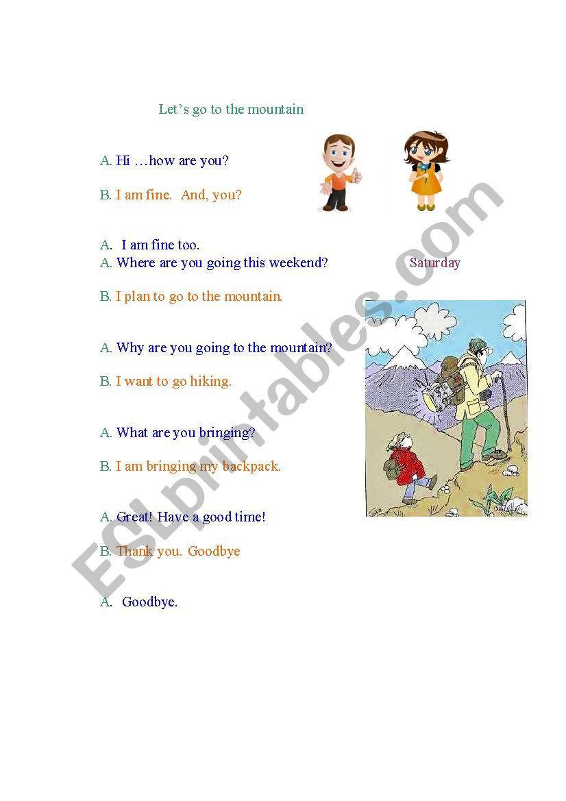 Speaking activity 4 of 5 worksheet
