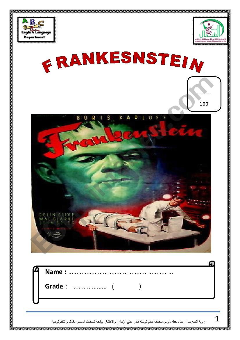 FRANKENSTINE Â´S STORY - questions