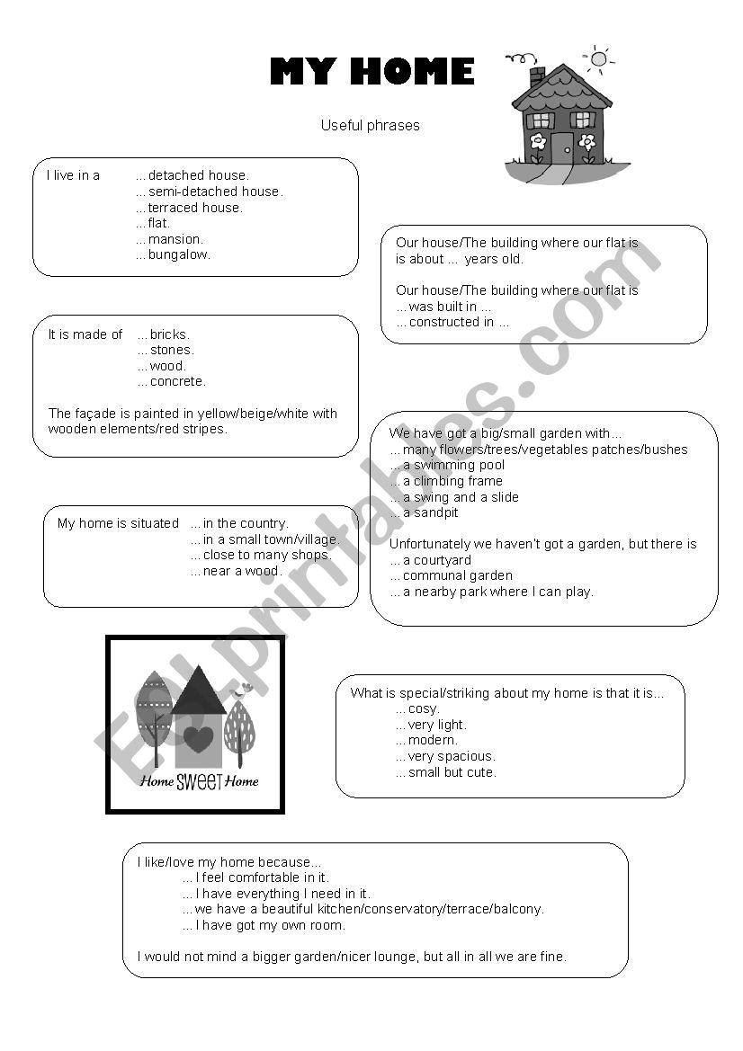 My home worksheet