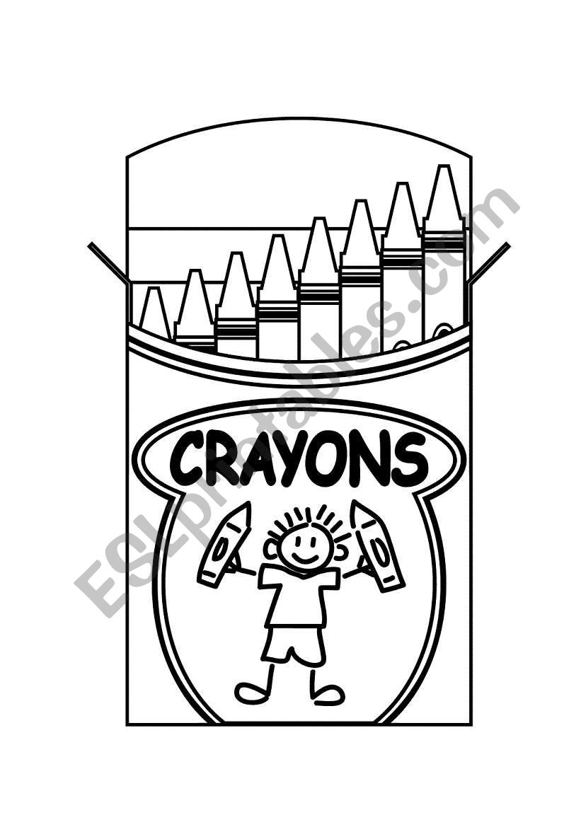 Crayons worksheet