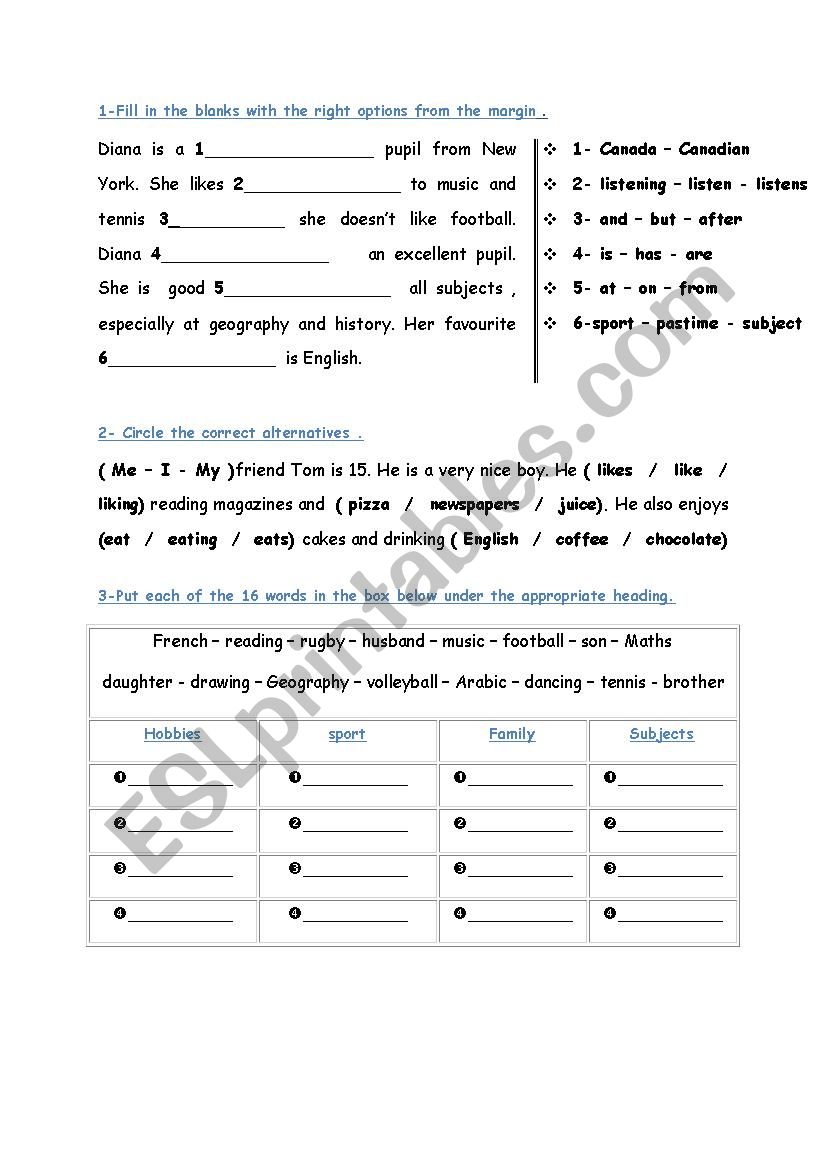 7 TH worksheet worksheet