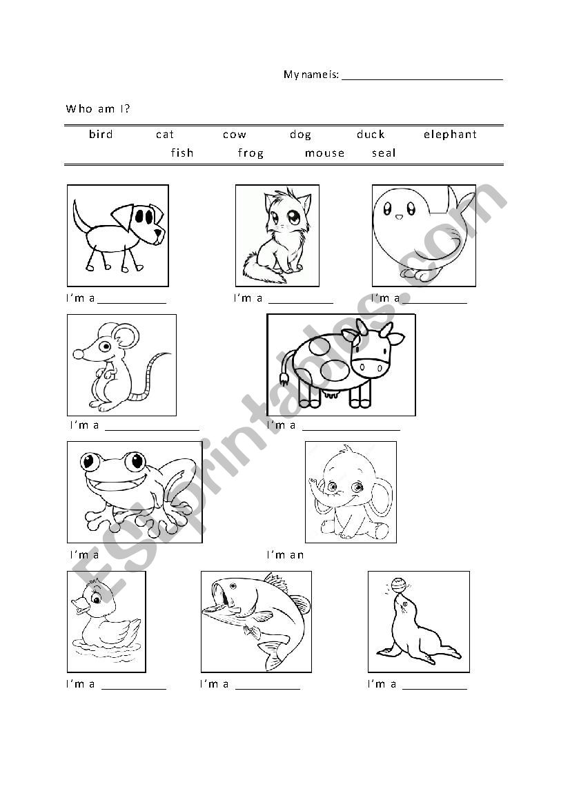 Worksheet for the song What does the fox say? by Yilvis