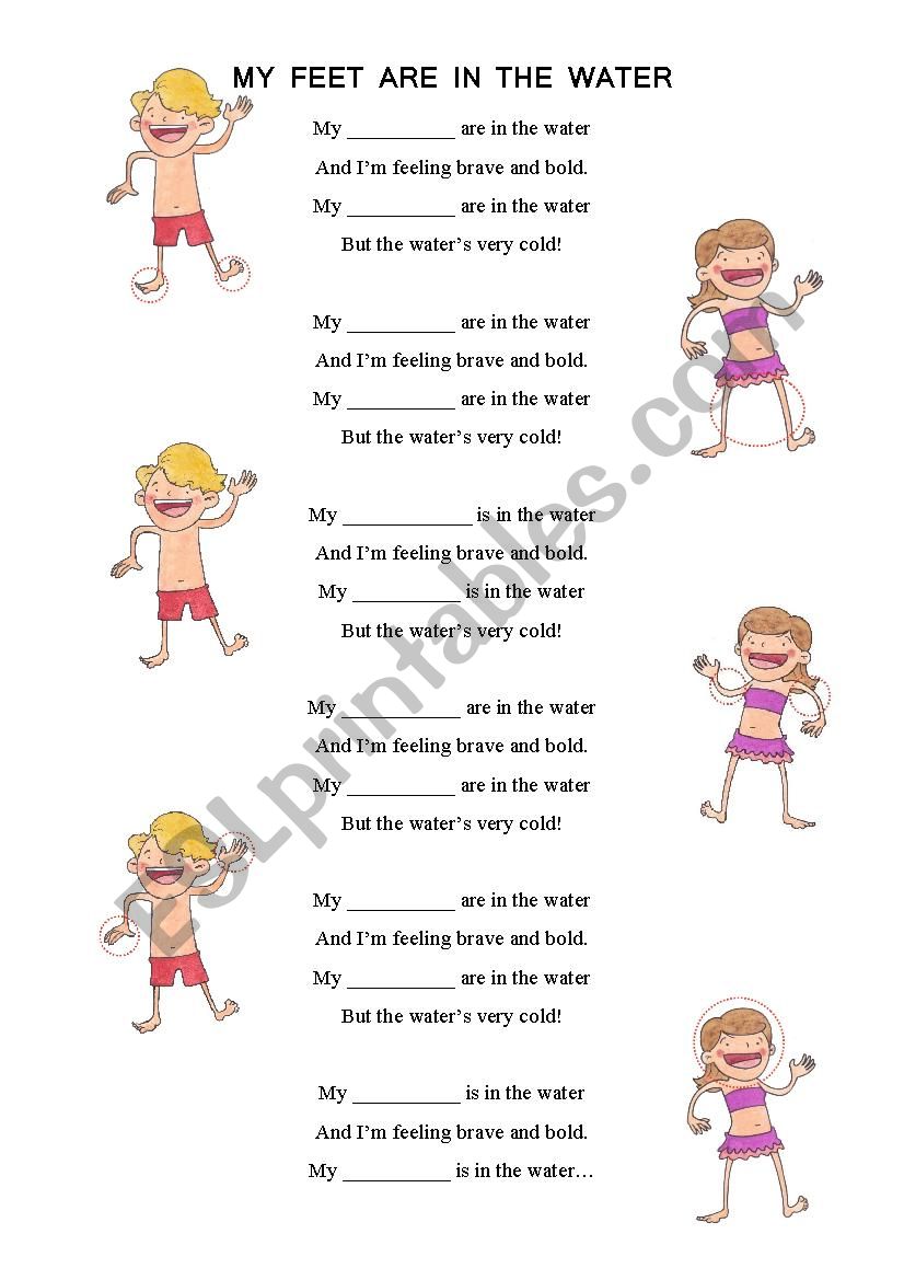Body Parts worksheet