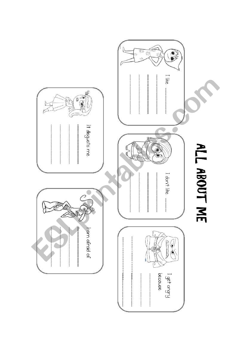 inside out all about me worksheet