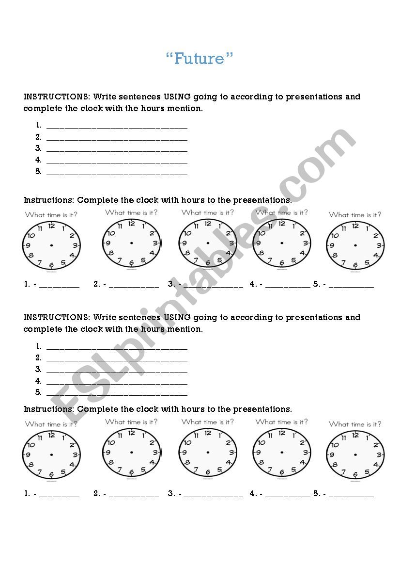 Future worksheet