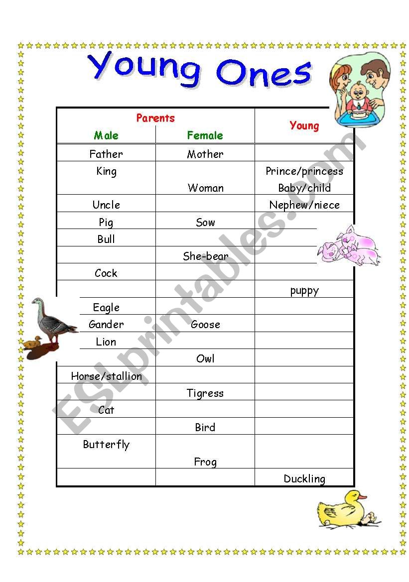 Young Ones - part2 worksheet