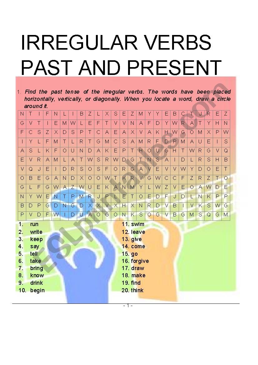 Irregular Verbs Past and Present