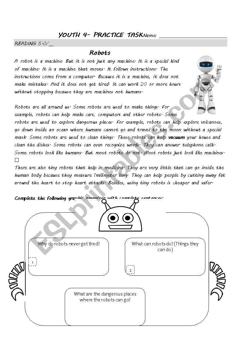 Robots abilities and disabilities (Can/cant)