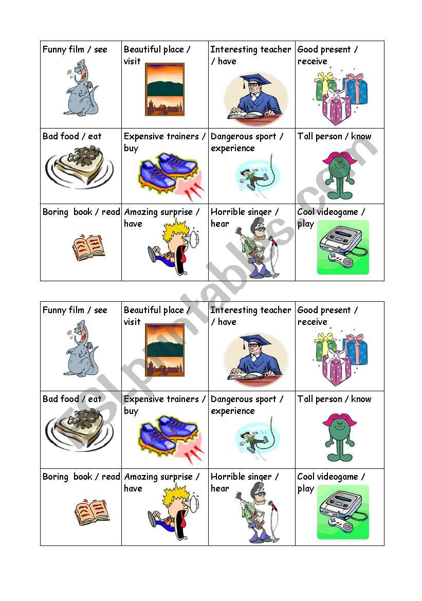 Oral practise with the superlative and the present perfect