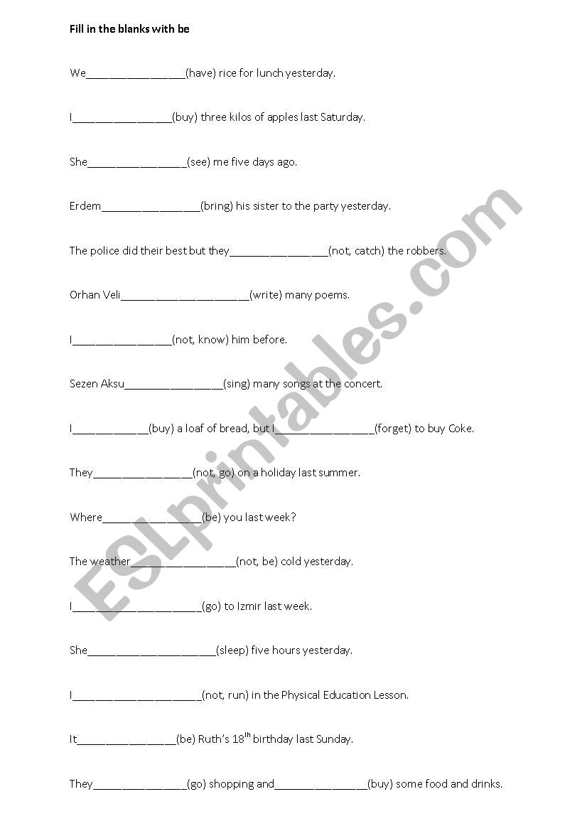 Auxiliary Verbs  worksheet