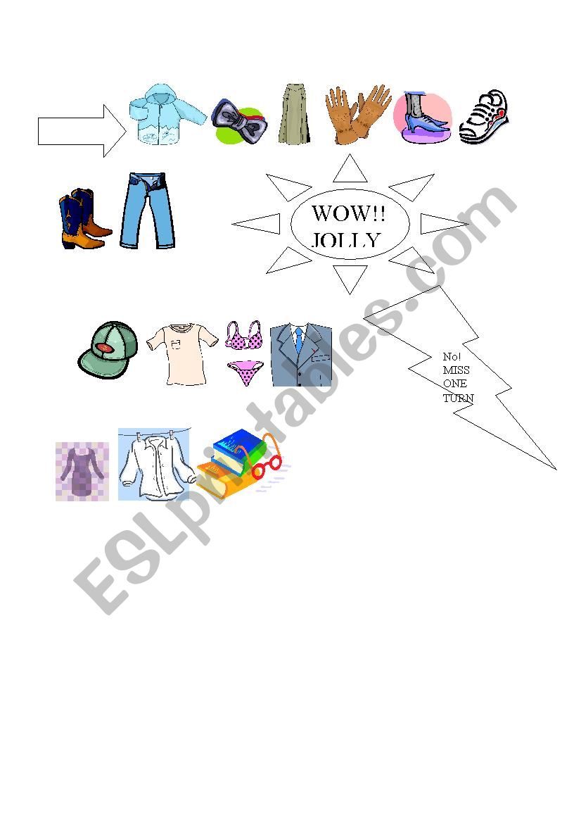 clothes worksheet