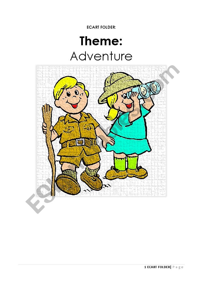 Adventure (theme) worksheet