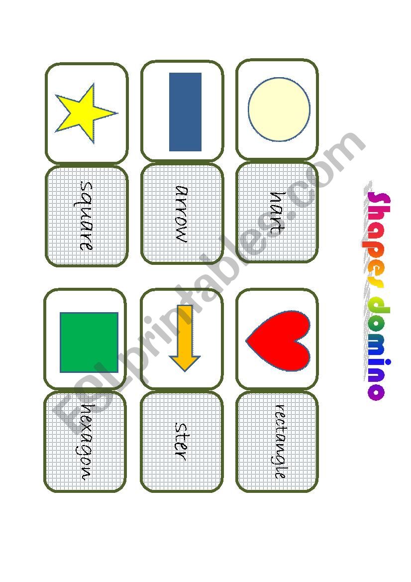 shapes worksheet