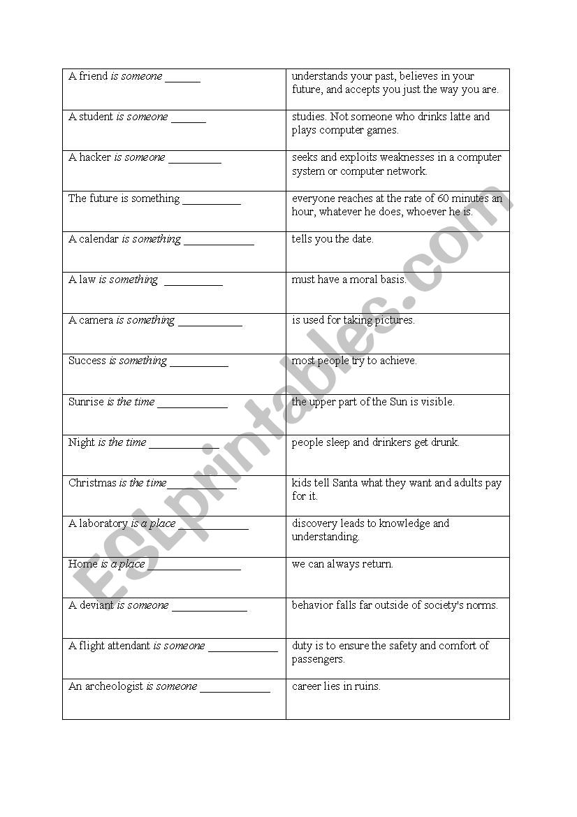 Relative pronouns puzzle worksheet