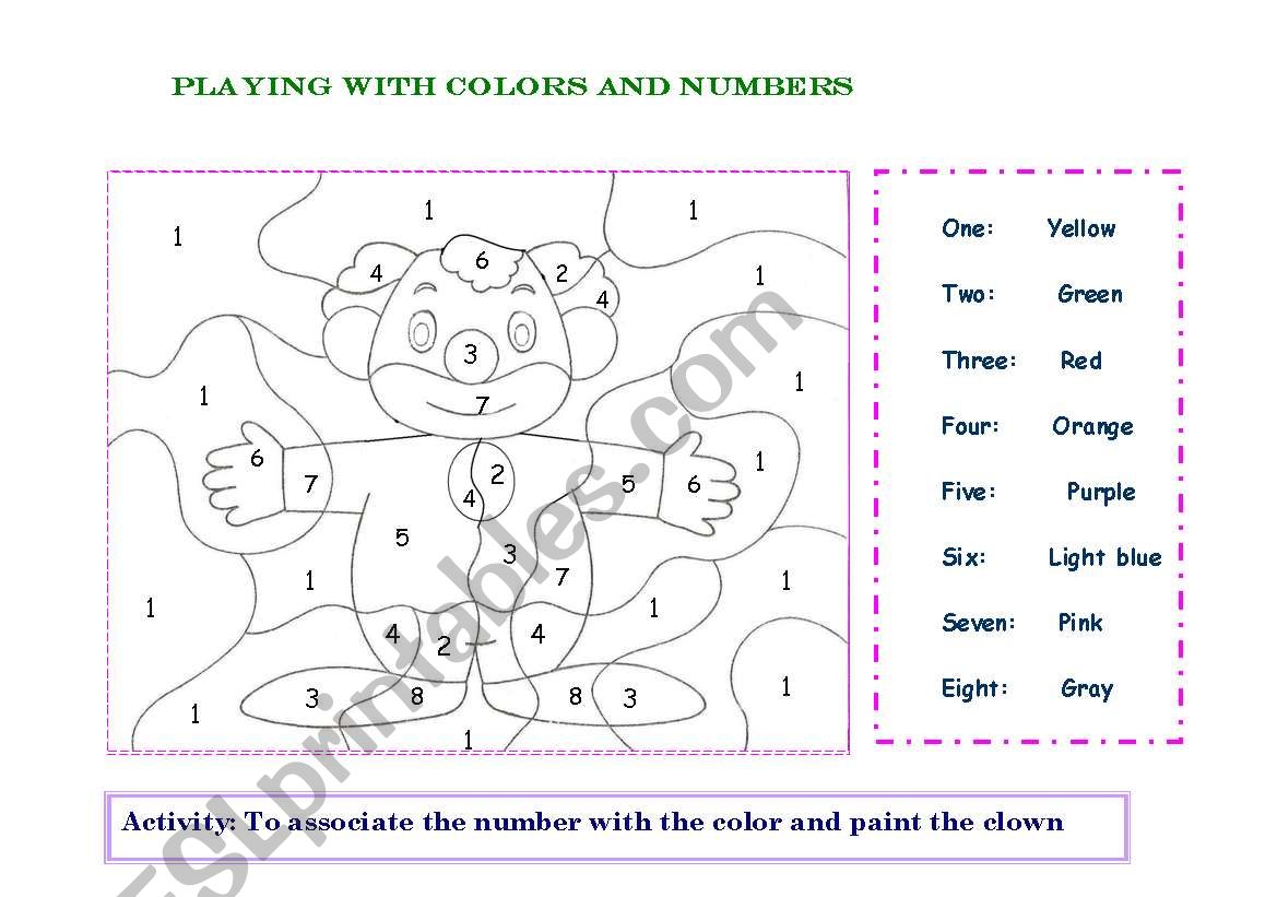 learning by playing worksheet