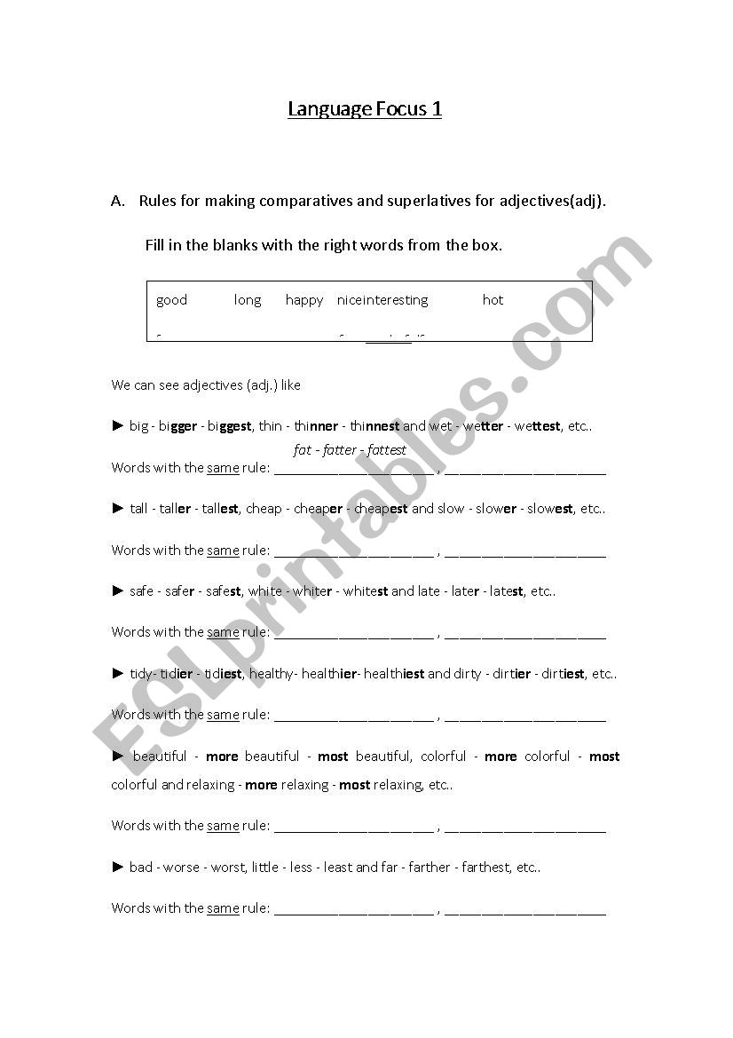 guided discovery worksheet