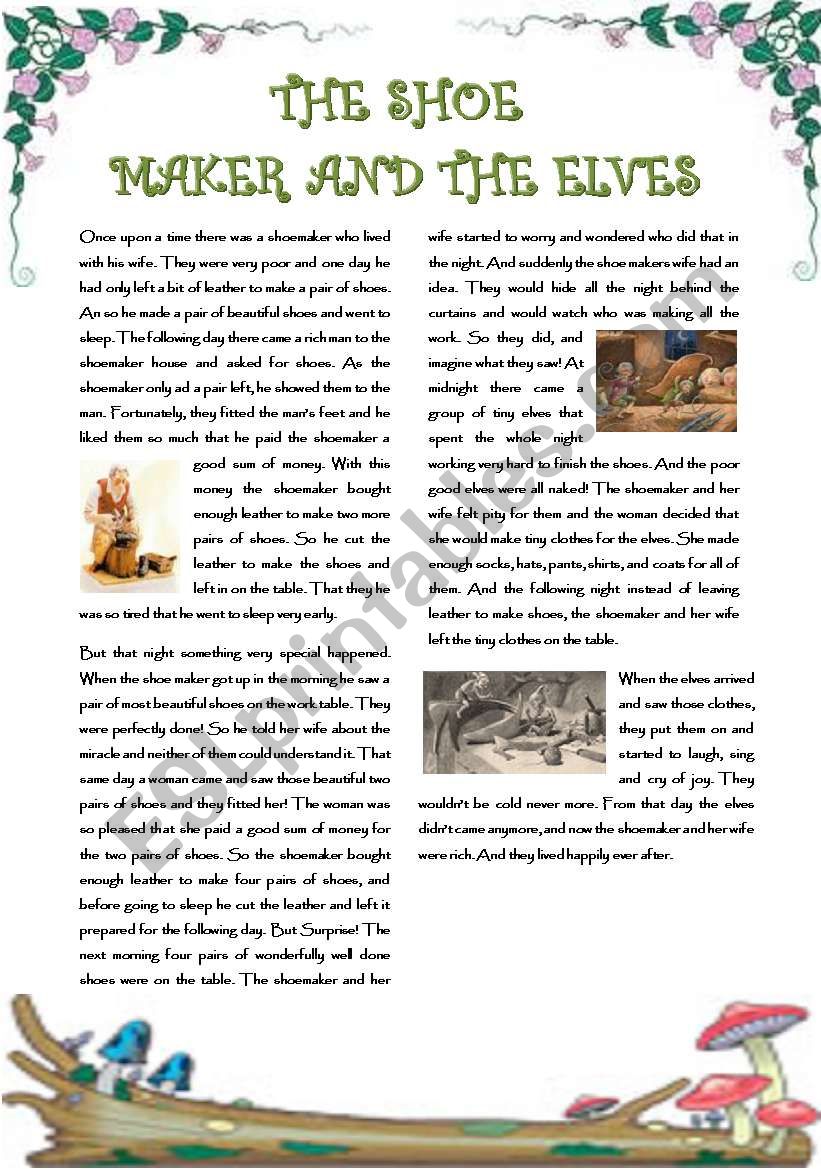 Shoe maker new arrivals in english