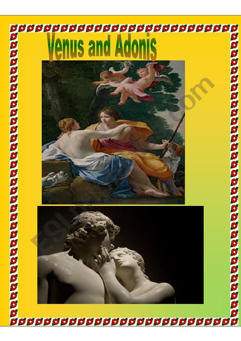 SHAKESPEARE: VENUS AND ADONIS 