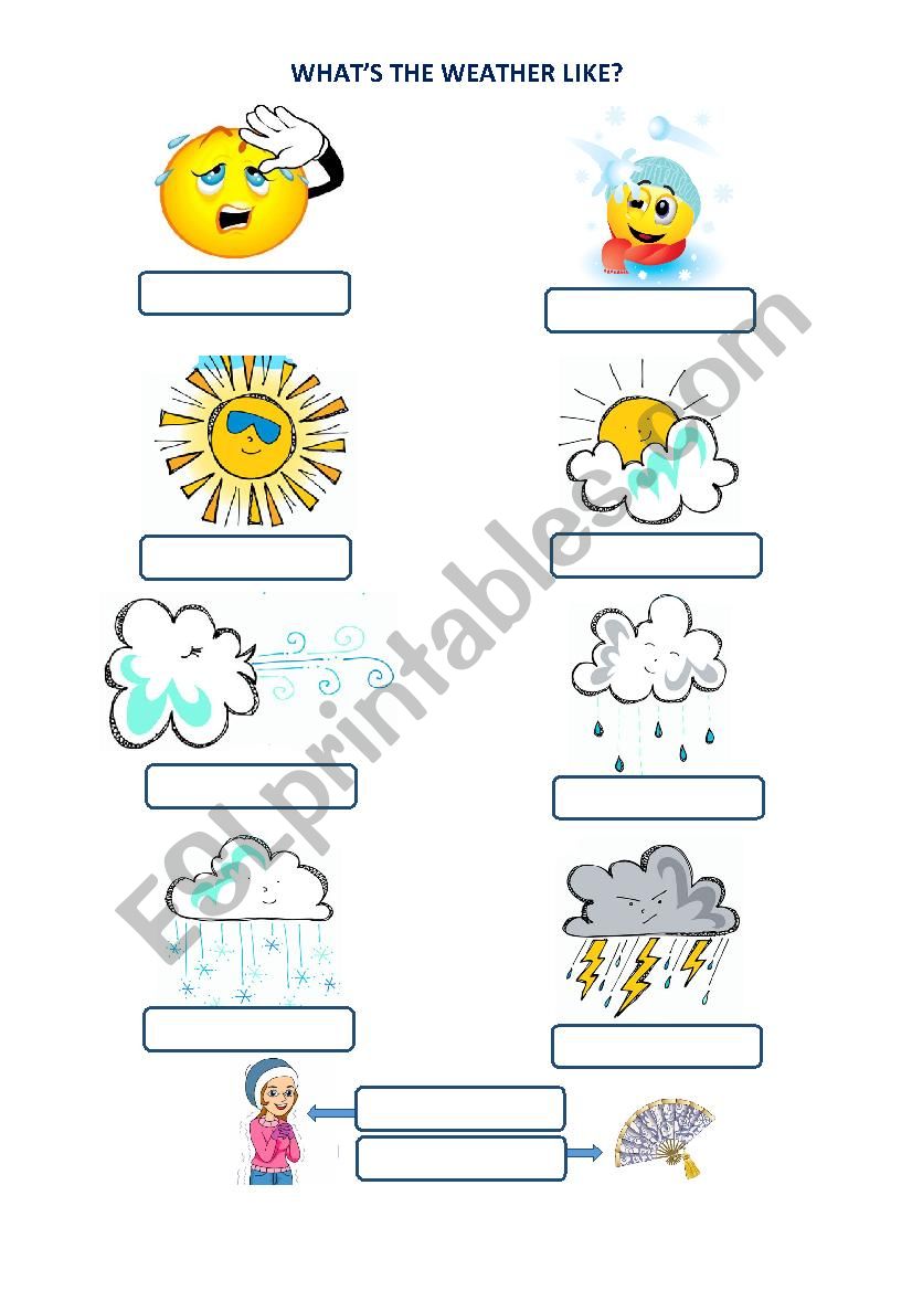 Whats the weather like? worksheet