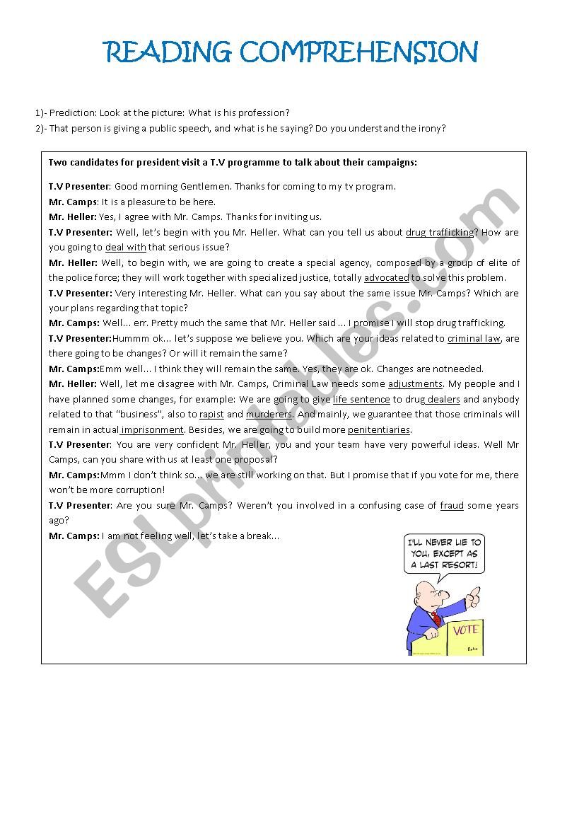 Policy Proposals  worksheet
