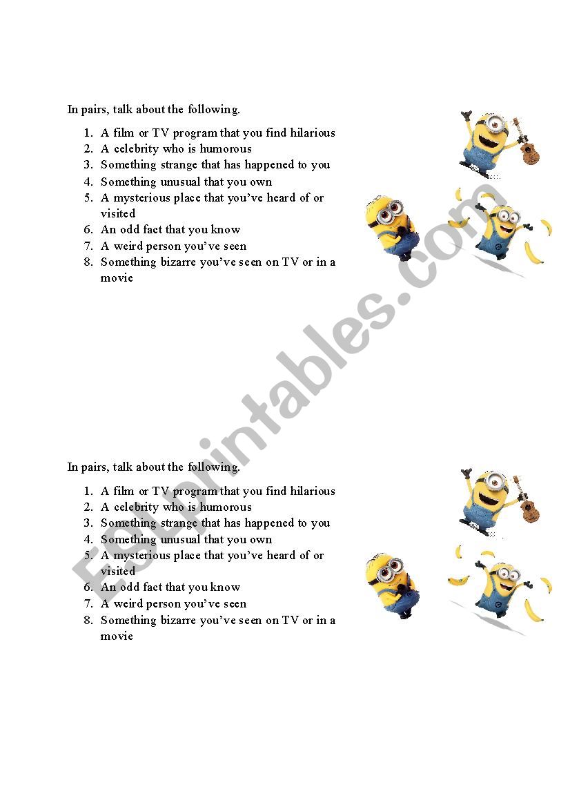 Whats so funny? worksheet