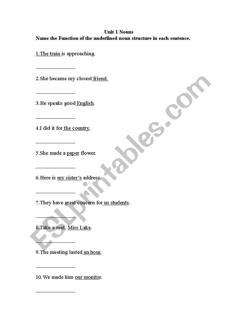 the-function-of-nouns-in-a-sentence-esl-worksheet-by-cathywang5
