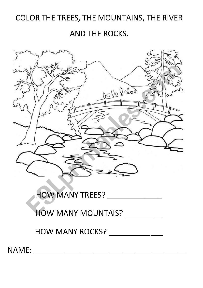 Nature worksheet