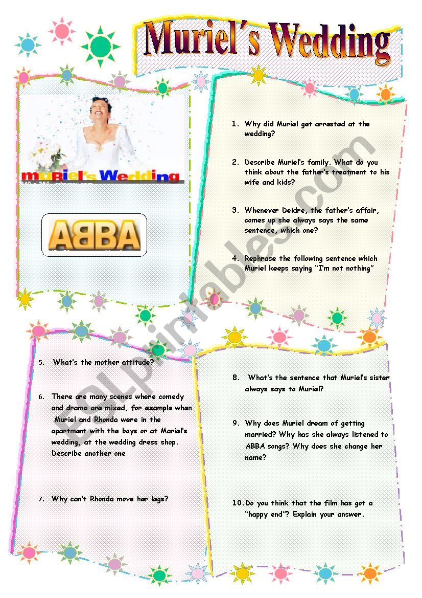 MURIELÂ´S WEDDING. 1O 