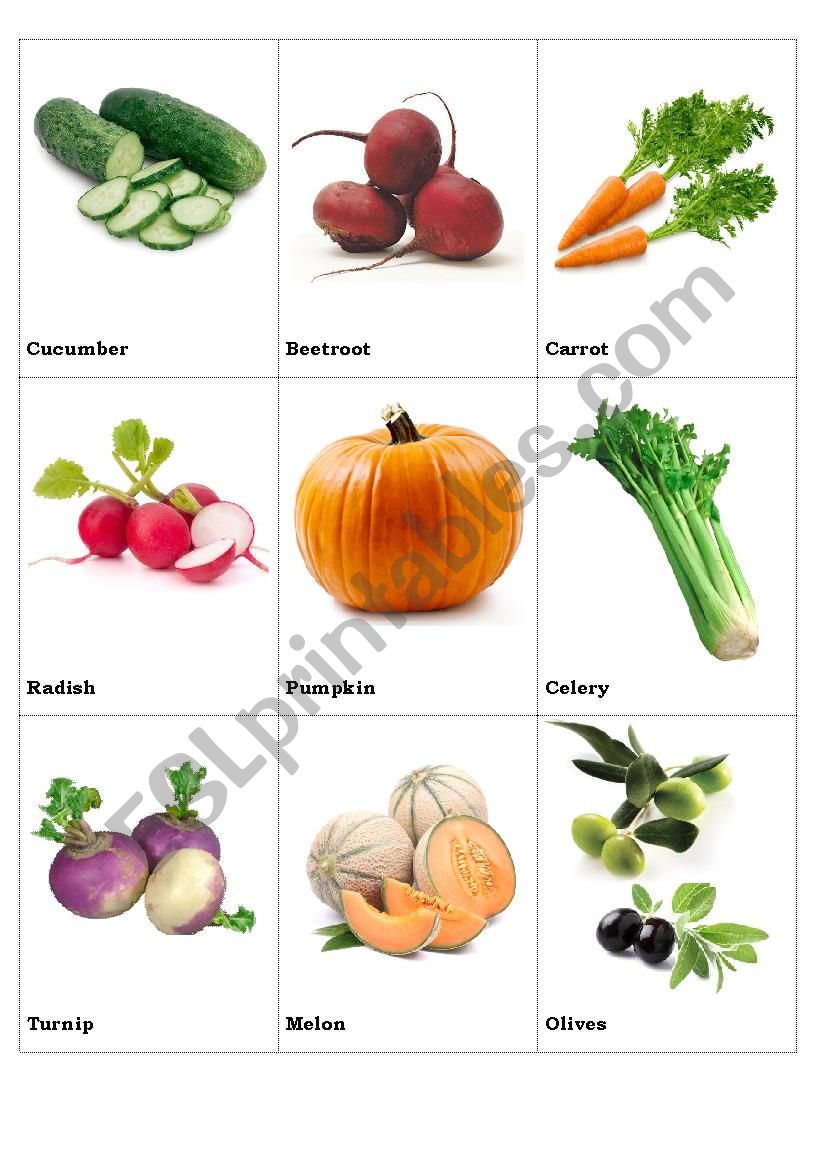 Fruits, Vegetables, Berries (part 6)
