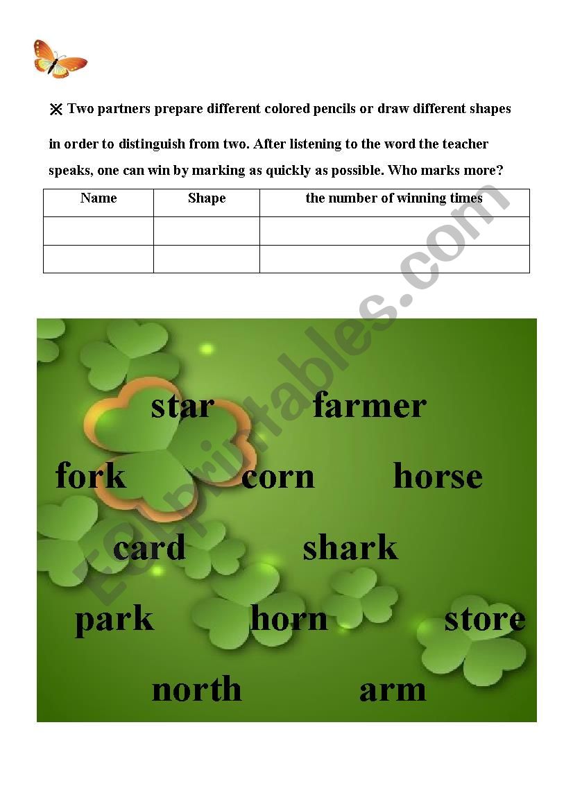 finding words worksheet