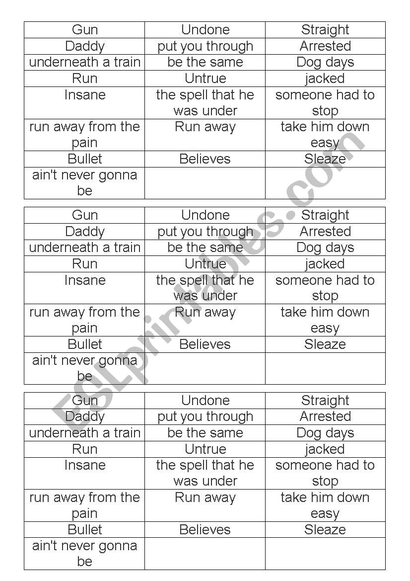 Womens Rights - class on reported speech (warm up competition)