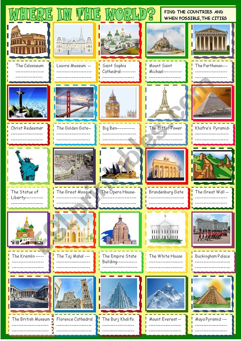 where-in-the-world-famous-landmarks-esl-worksheet-by-spied-d-aignel