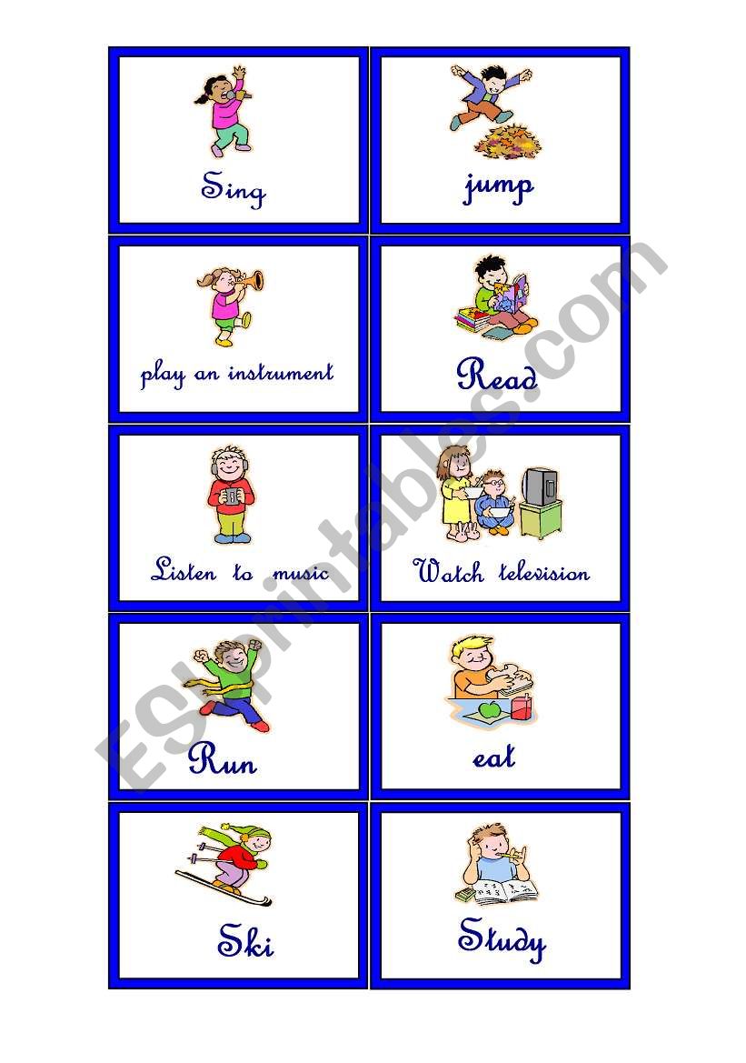 Memory cards 2 worksheet