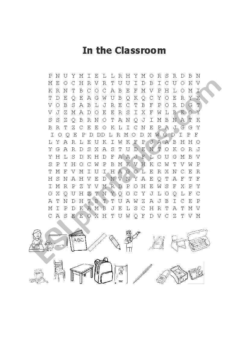 Word Search Puzzle About School Subjects