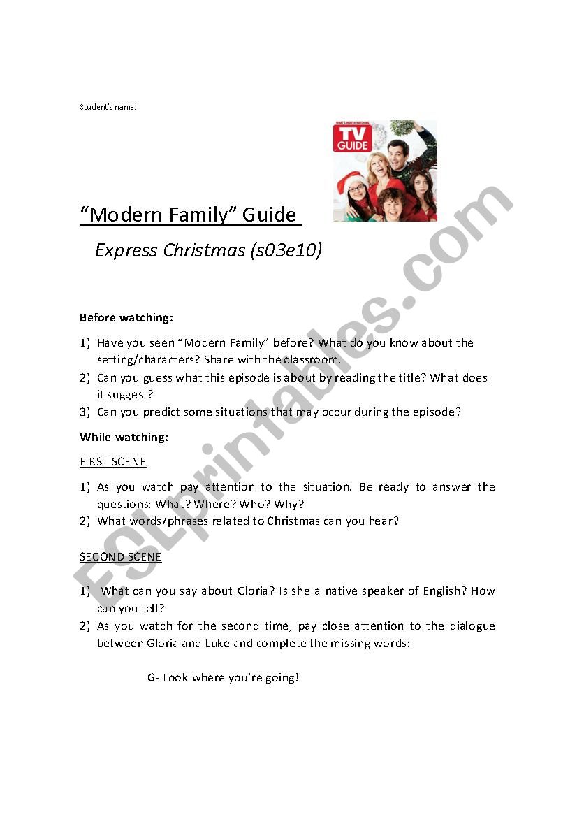 Modern Family - Learning vowels /u/ /u:/