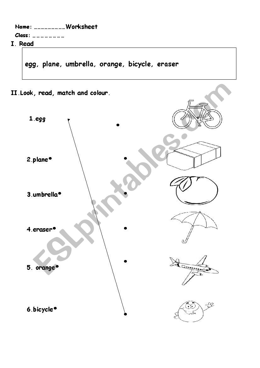 nouns worksheet