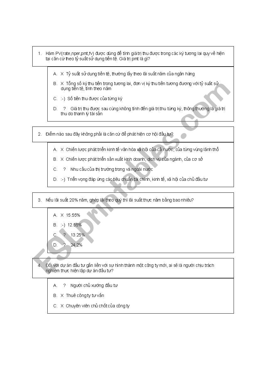 tile worksheet