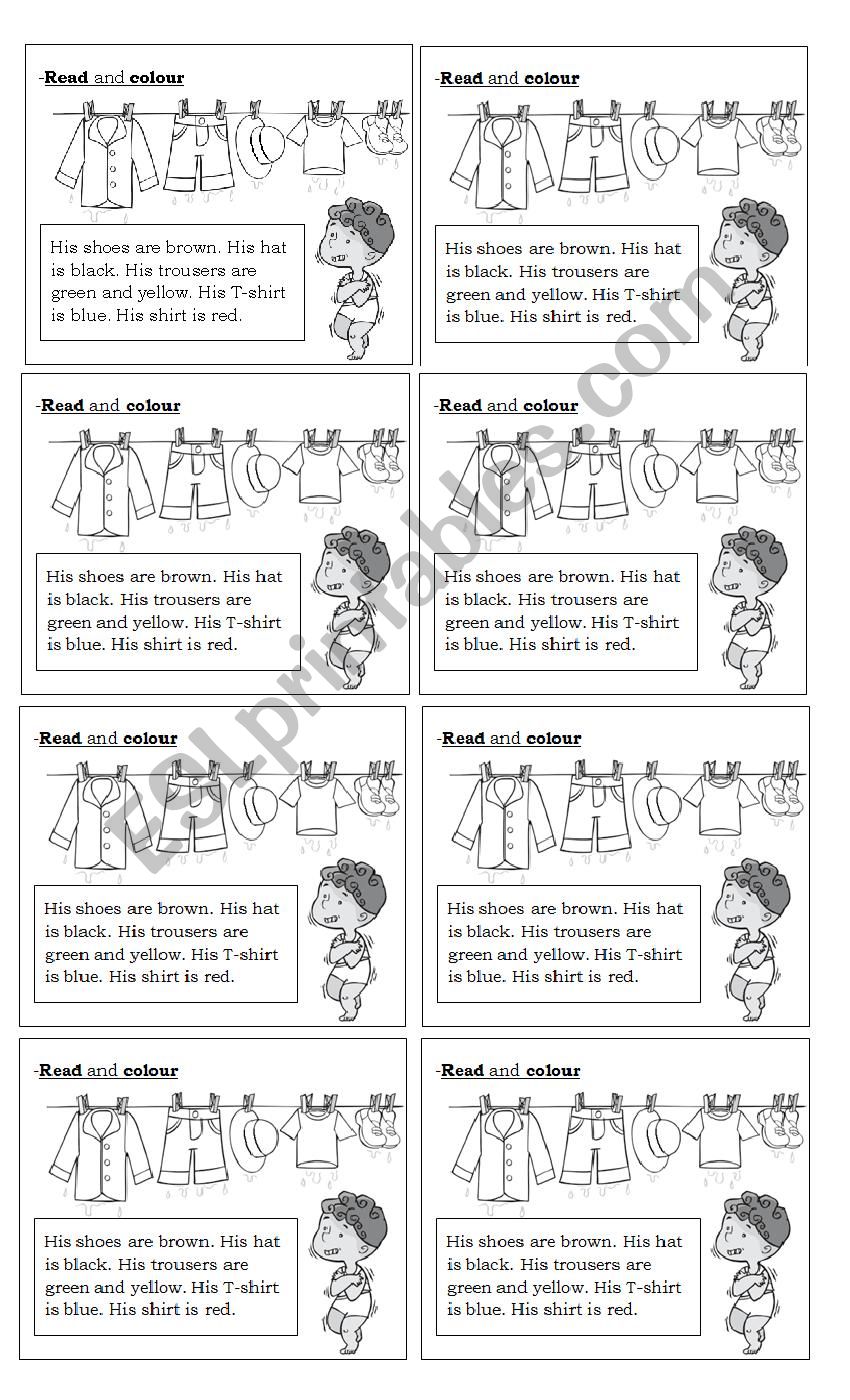 Clothes  worksheet