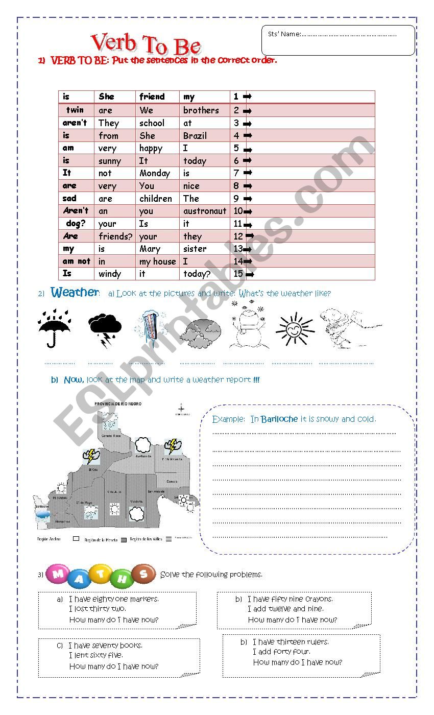 Revision ToBe, Weather, Numbers