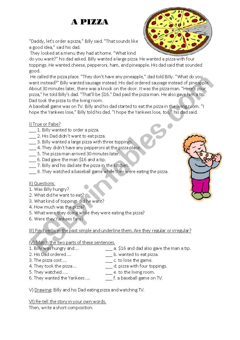 BILLY worksheet