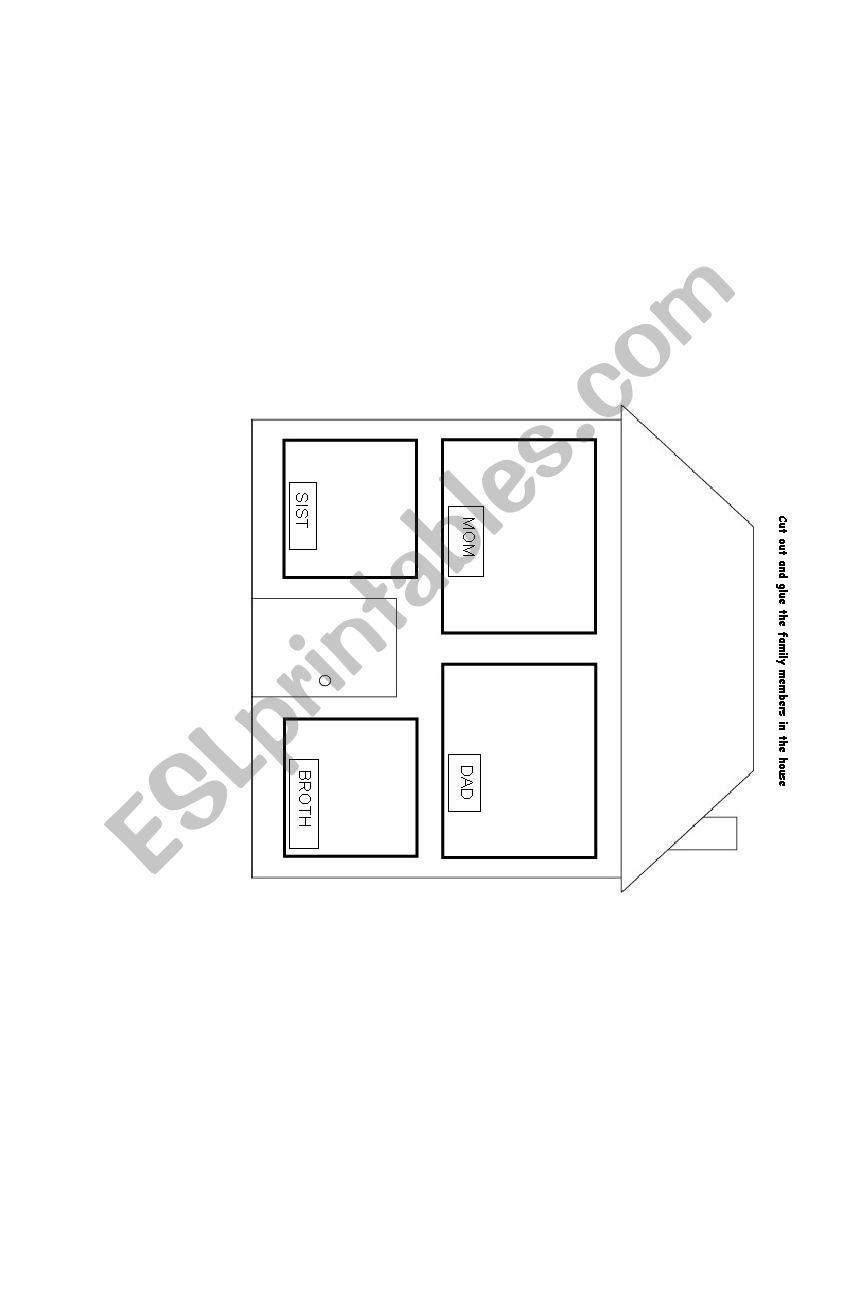 Family Member worksheet  worksheet